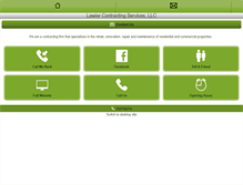 Tablet Screenshot of lawlercontractingservices.com